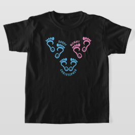 Only Child Son Footprints T Shirt