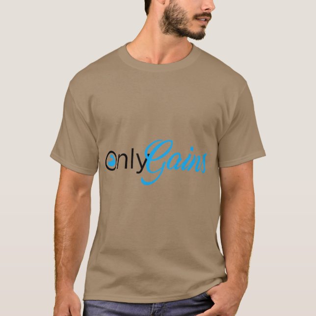 Only gains friends t shirt (Framsida)