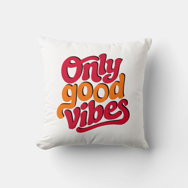 Only good vibes kudde (Framsida)