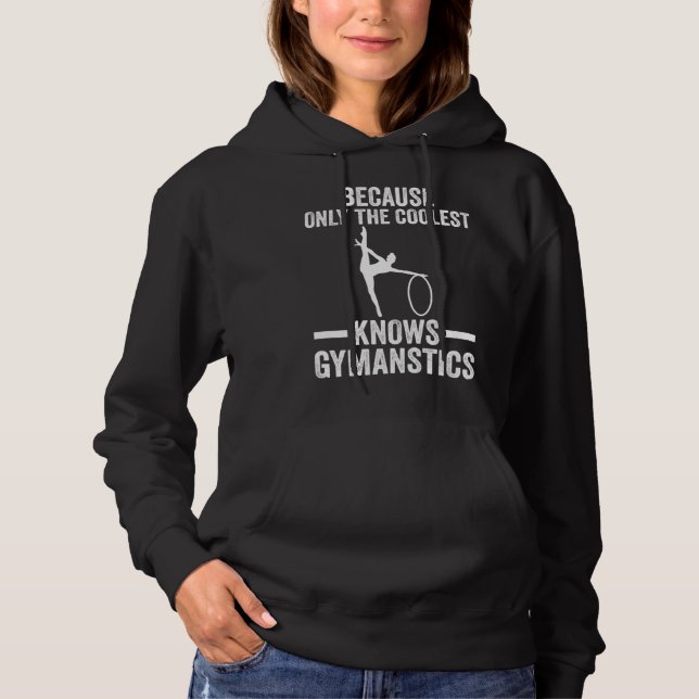 Only the coolest knows Gymnastics Gymnastics T Shirt (Framsida)