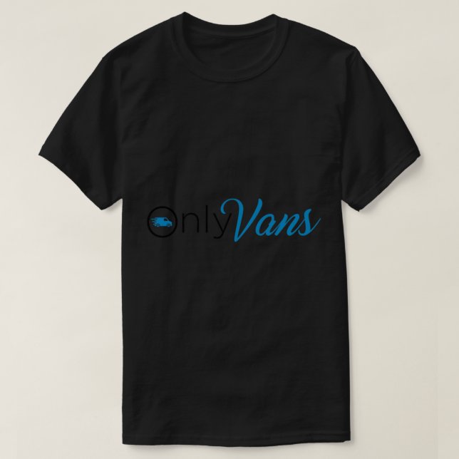 Only Vans Pullover Hoodie T Shirt (Design framsida)