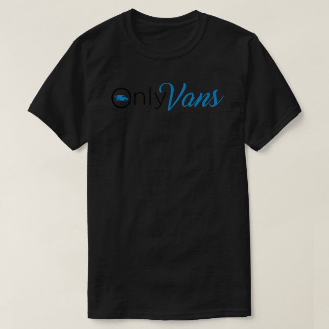 Only Vans Sticker.png T Shirt (Design framsida)