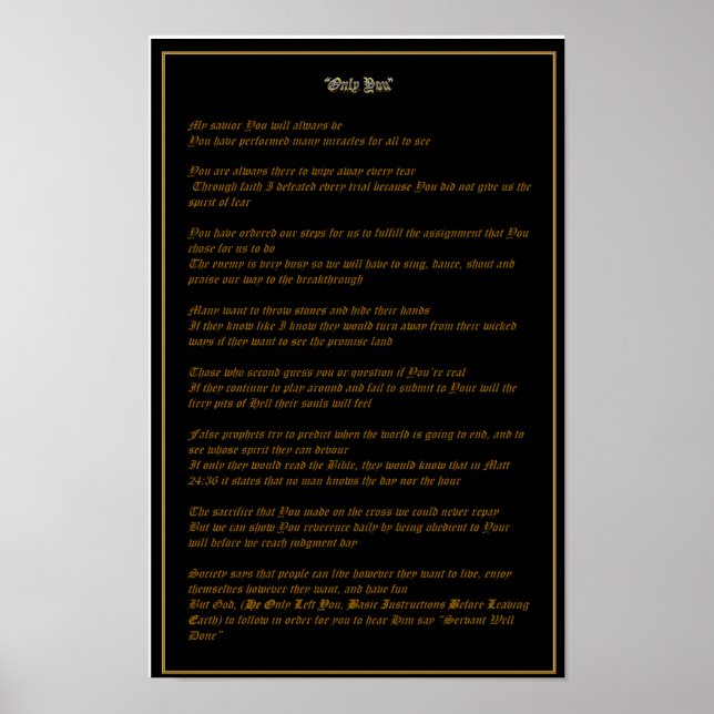 Only You - Poster (Framsidan)