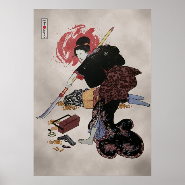 Onna-Bugeisha Ishi-jo Poster (Framsidan)
