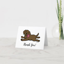 Onocent Chocolate Labrador Puppy Tack Kort