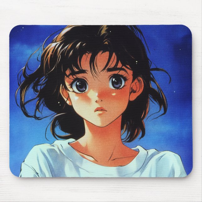 Onocent Gaze Anime Girl Mouse Pad Musmatta (Framsidan)