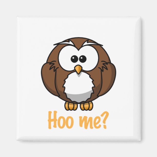 Onocent Uggla - "Hoo Me?" Magnet (Framsidan)