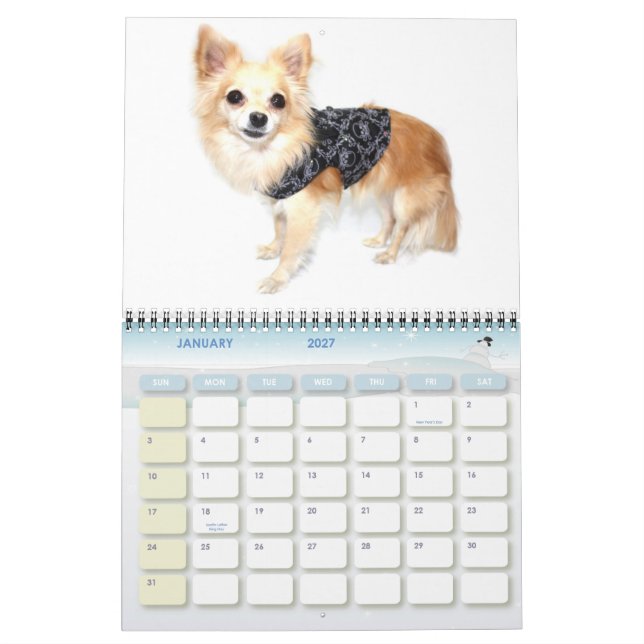Onödig Chihuahua-störning Kalender 2011 (Jan 2027)