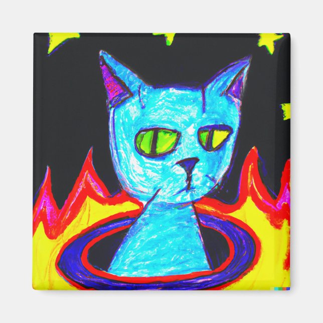 Onöjd t-shirt magnet (Framsidan)