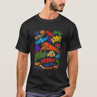Onomatopoeia Collage 1 (1 av 2) Classic T Shirt