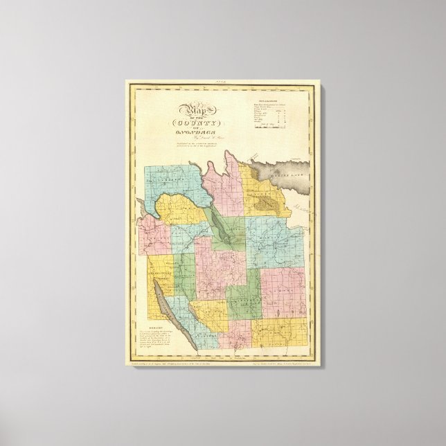 Onondaga County Canvastryck (Framsida)