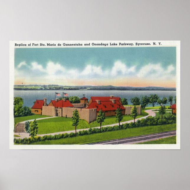 Onondaga Sjö Parkway Poster (Framsidan)