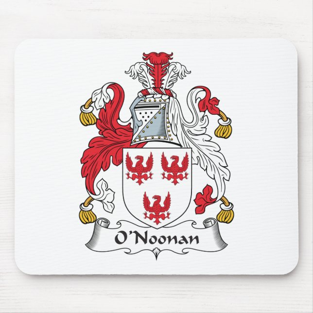 O'Noonan familjvapensköld Musmatta (Framsidan)