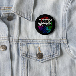 Onormal Abby Normal Färgad Warped Spiral Crazy Knapp