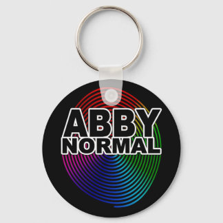 Onormal Abby Normal Färgad Warped Spiral Crazy Nyckelring