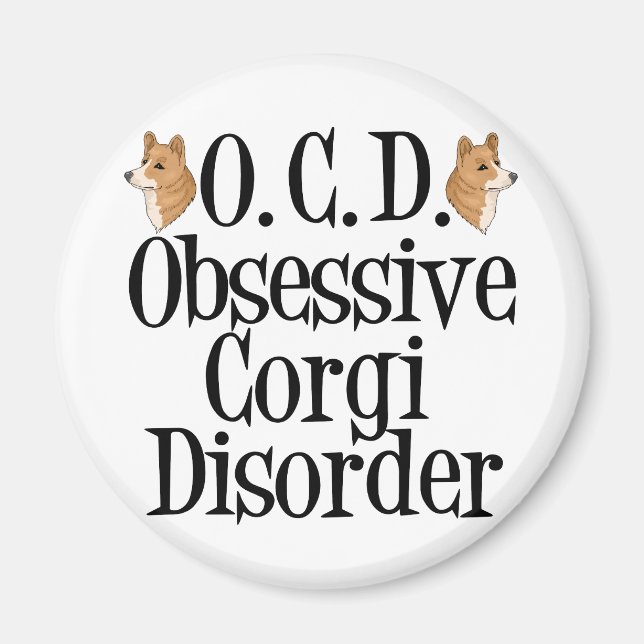 Onormal Corgi Magnet (Framsidan)