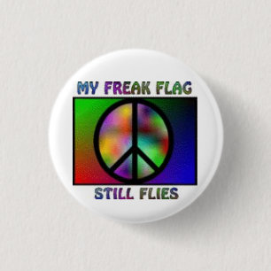 Onormal flagga knapp