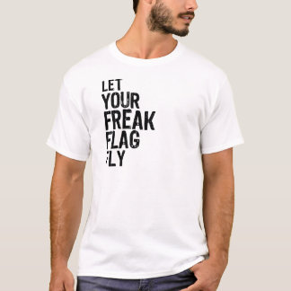 Onormal flagga t-shirt