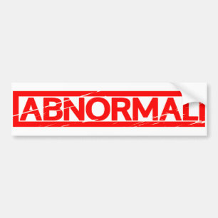 Onormal Frimärke Bildekal