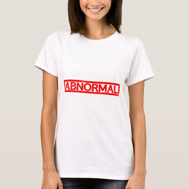 Onormal Frimärke T Shirt (Framsida)