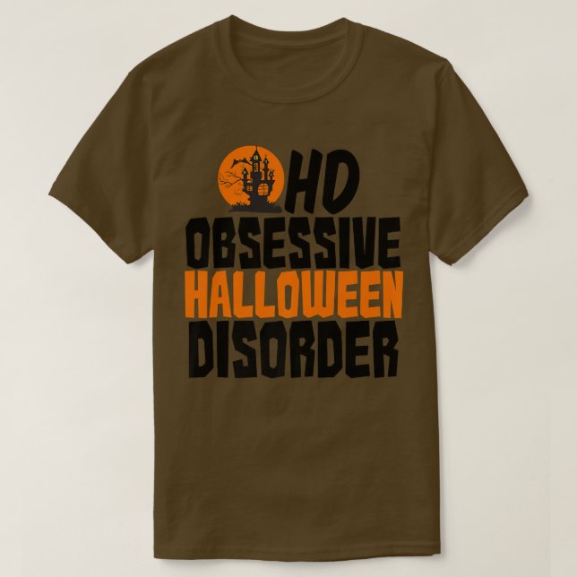 Onormal halloween-störning t shirt (Design framsida)