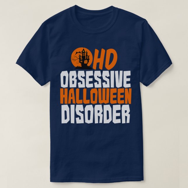Onormal halloween-störning t shirt (Design framsida)