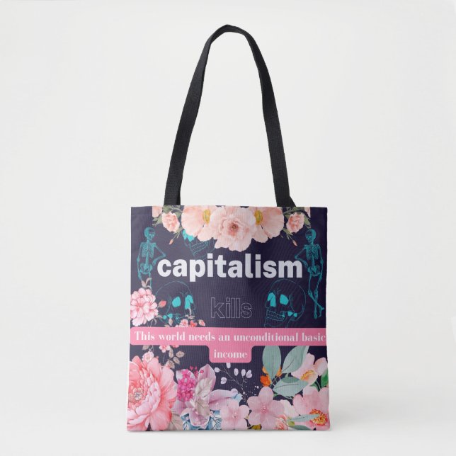 Onormal svart kreativ tygkasse (Framsida)