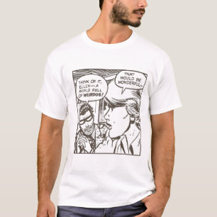 onormal tecknad för weirdo tee shirt