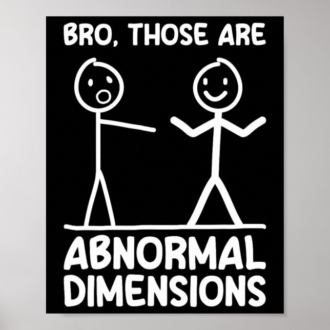 Onormala Dimensioner Träningsgymnasiem rolig kropp Poster (Framsidan)