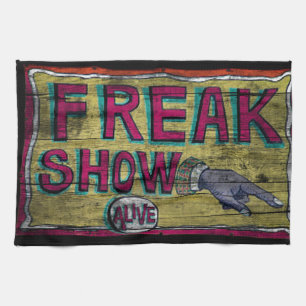 Onormalt Showvintagebaner Kökshandduk