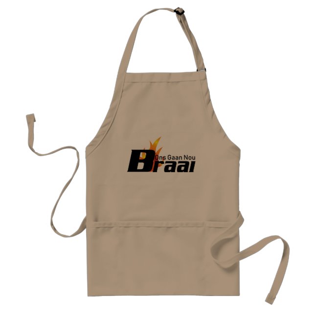Ons Gaan Nou Braai Apron Förkläde (Framsidan)