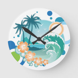 Öns Surfa Wall Clock Rund Klocka