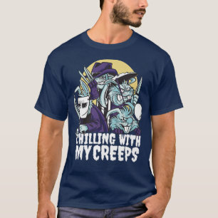 Onsbunny för fasansfull fläkt och läskig skräckbun t shirt