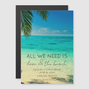 Onsdag för tropisk destination Spara datumet