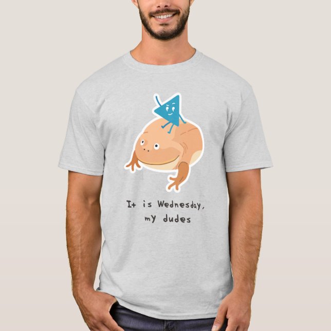 Onsdag Frog, Dudes T Shirt (Framsida)