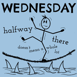 Onsdag Halfway där T-Shirt