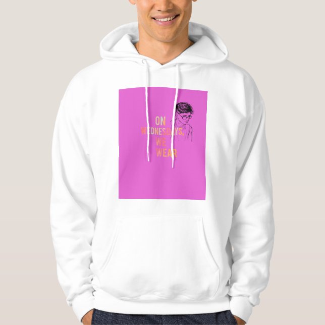 Onsdag i bära hoodie (Framsida)
