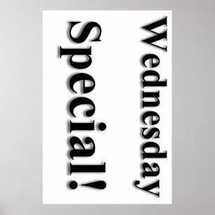 Onsdag Speciell Beauty Salon Poster