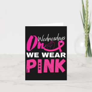Onsdag: Vi Bära Rosa Breast Cancer Awareness Kort