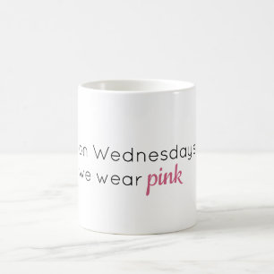 Onsdag: Vi Bära Rosa Elak Girls Mugg