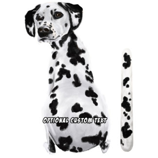 Onsdag Wiper Dalmatian Hund Car Decal Sticker
