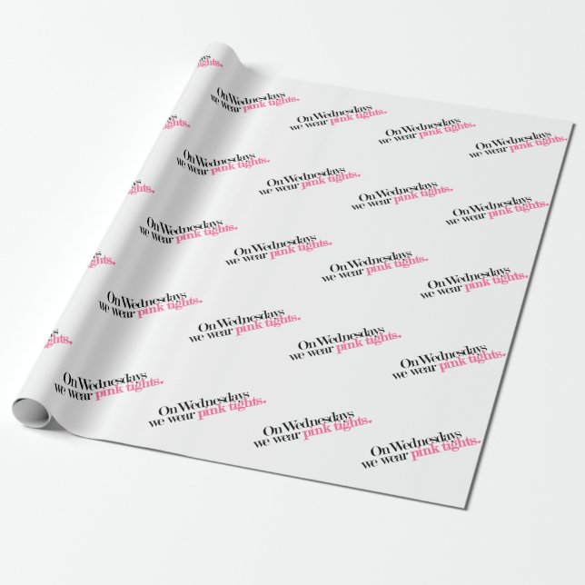 Onsdagar bär vi rosa tajts presentpapper (Utrullad)