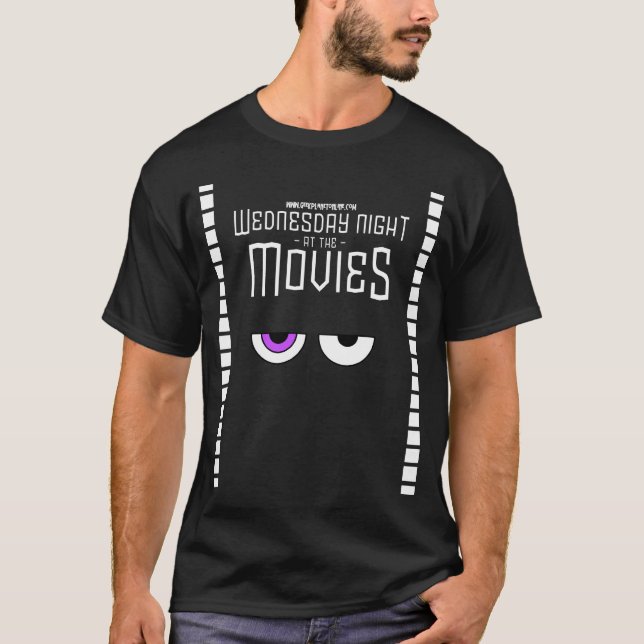 Onsdagnatt på filmmörkutslagsplatsen t shirt (Framsida)