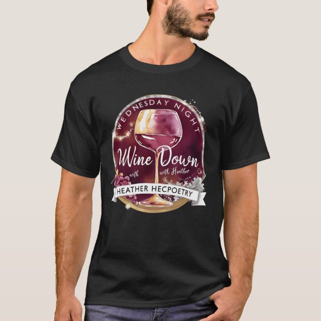 Onsdags Wine Down-pojken T Shirt (Framsida)