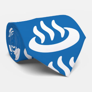 Onsen ♨ Hett Vår 温 泉 japanskt tecken Slips