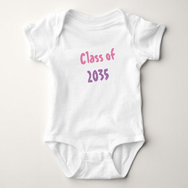 Onsie klassificerar av 2035.  En nyfödd bebis Tröja (Framsida)