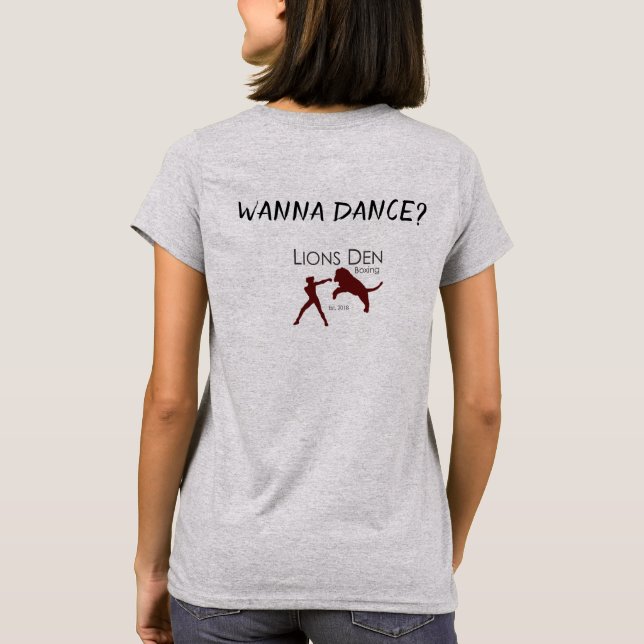 Önska att dansa? t shirt (Baksida)