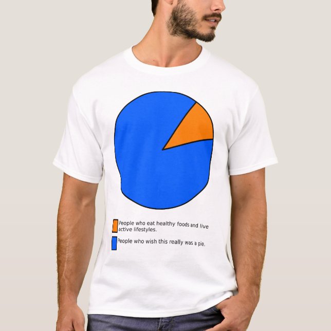 Önska att det var cirkeldiagram Rollig T-shirt (Framsida)