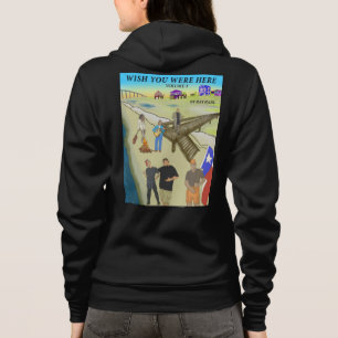 Önska att du var här 3 Zip-up T Shirt