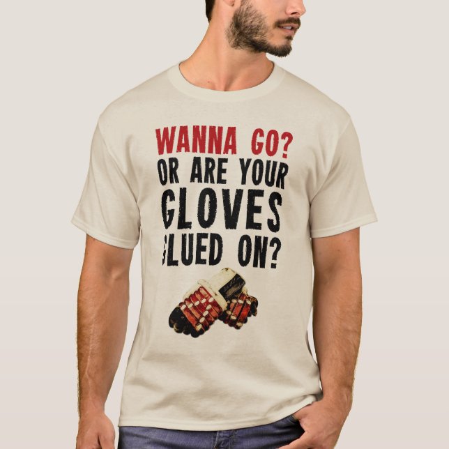 Önska att gå? HockeyEnforcer Tee (Framsida)